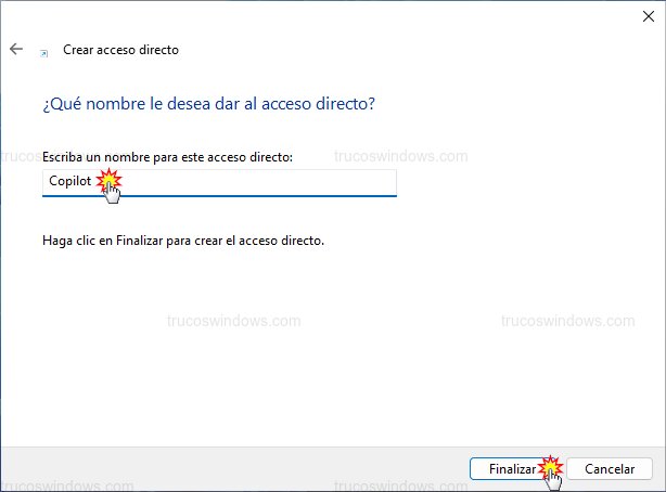 Finalizar Acceso Directo Finalizar Acceso Directo