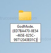 Renombrar carpeta código