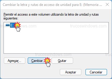 Ventana de modificación Ventana de modificación