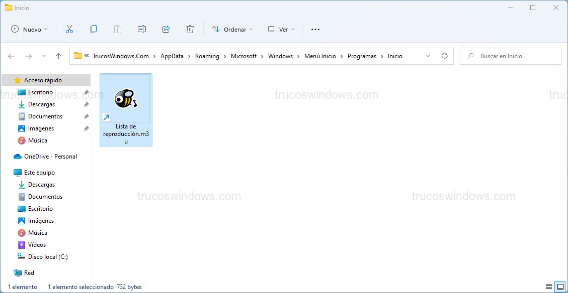 Lista de reproducción m3u Lista de reproducción m3u