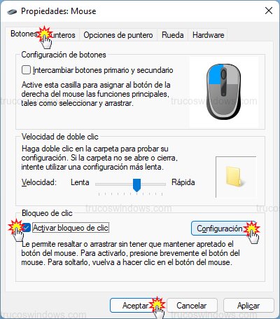 Bloqueo de clic Bloqueo de clic