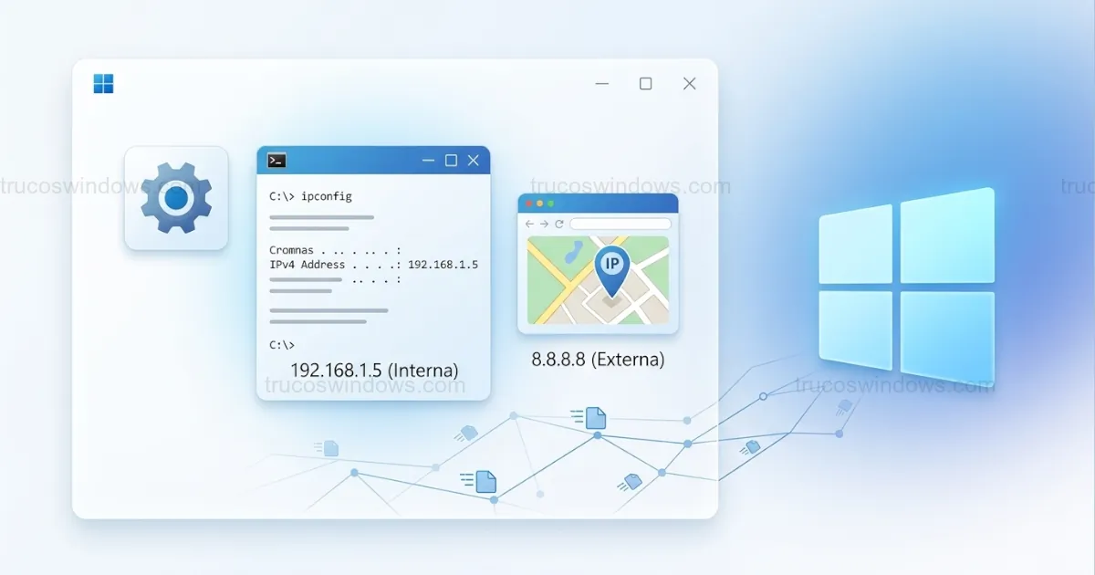 Cómo saber mi dirección IP en Windows 11 (Pública y Privada)