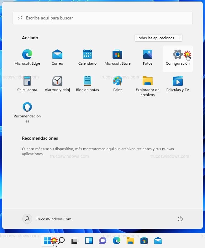 Abrir Configuración Abrir Configuración