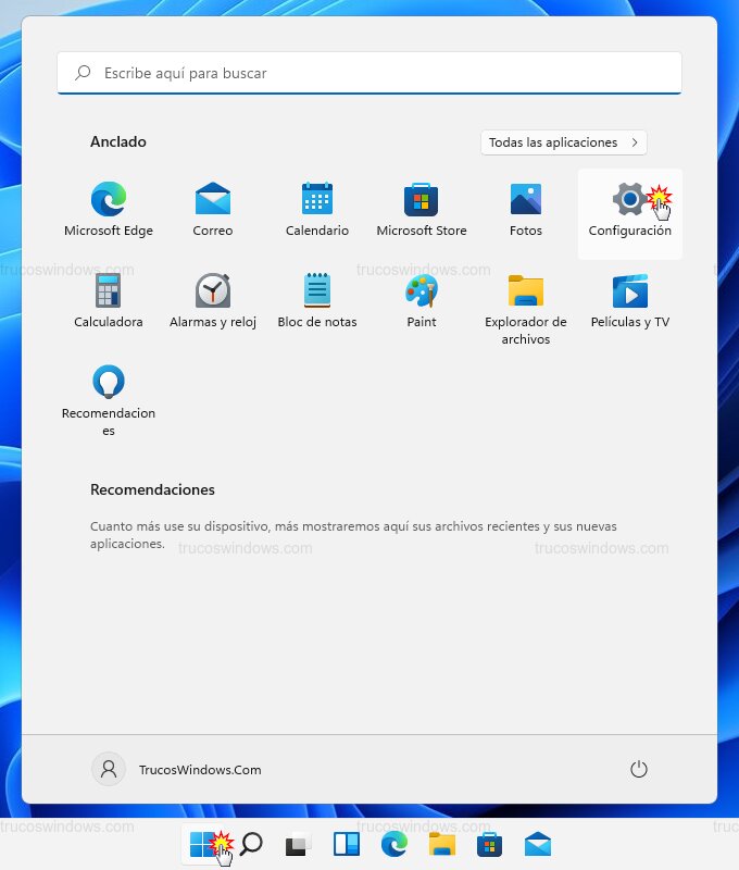 Abrir Configuración Abrir Configuración
