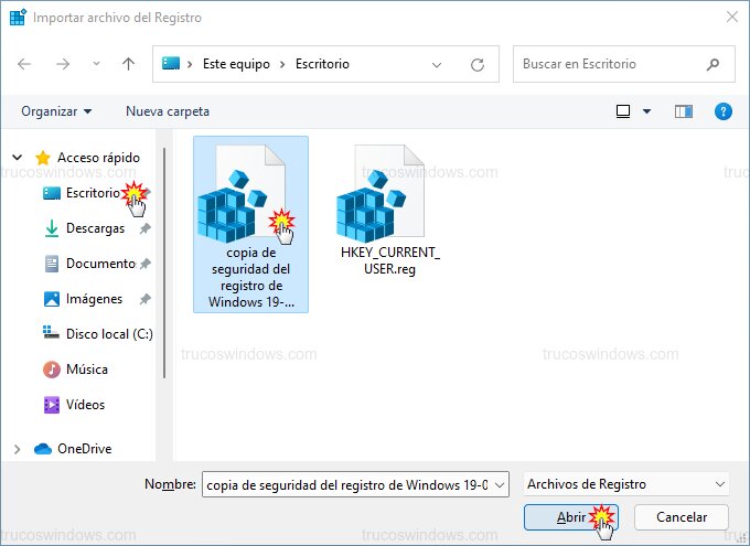 Importar archivo registro Importar archivo registro