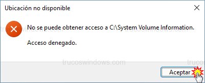 Acceso denegado carpeta Acceso denegado carpeta