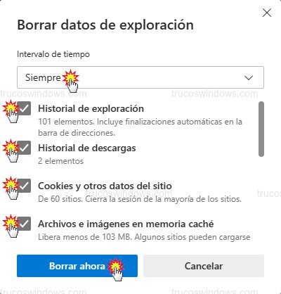 Caché del navegador Caché del navegador