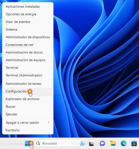 Abrir configuración sistema