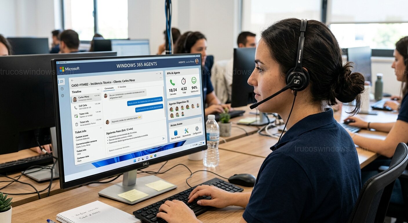 Interfaz Windows 365 Agents