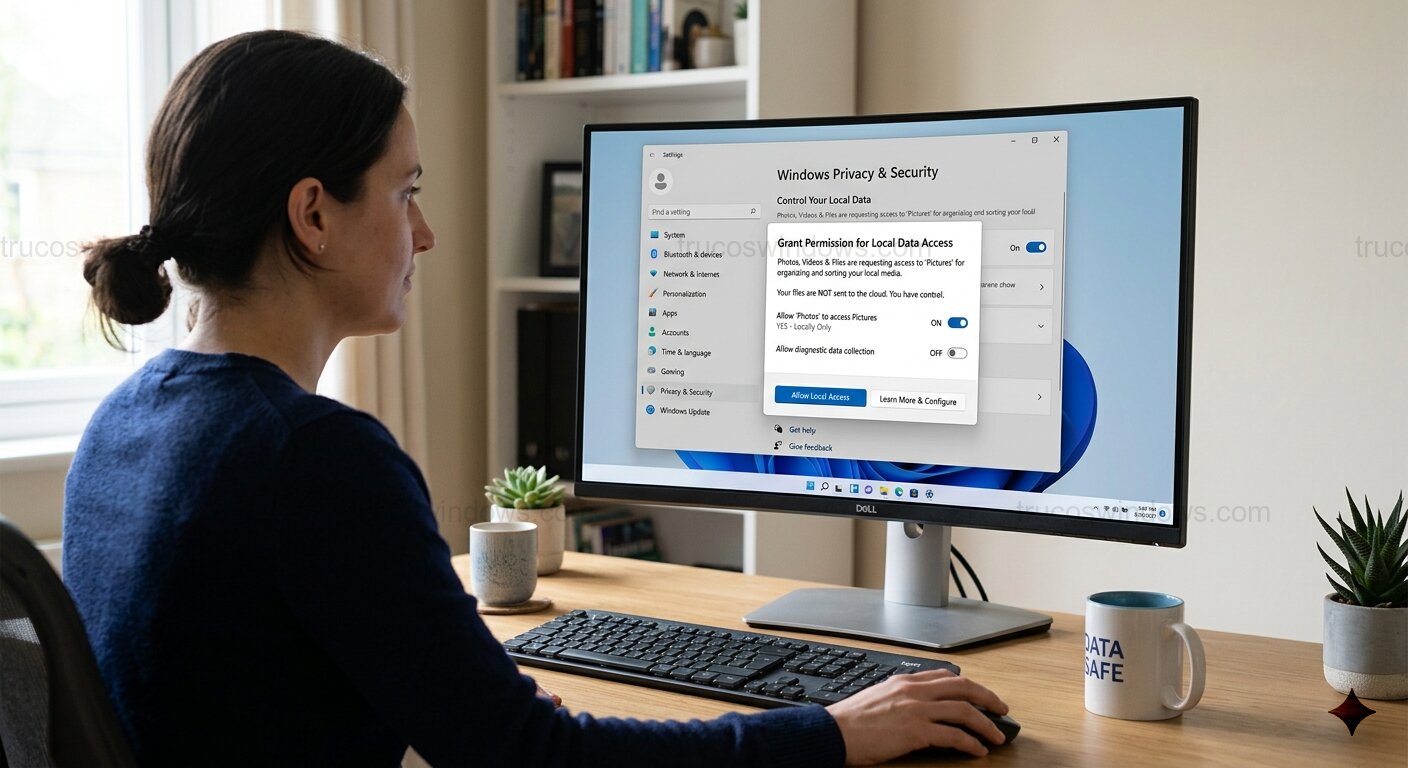 Interfaz Privacidad Windows